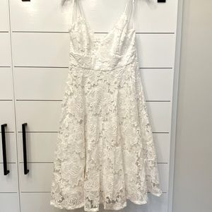 White Skater Dress